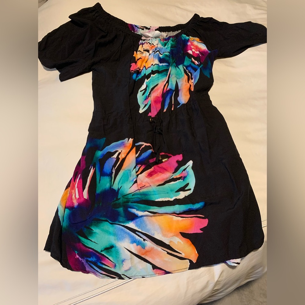 La Blanca off the shoulder cover up dress